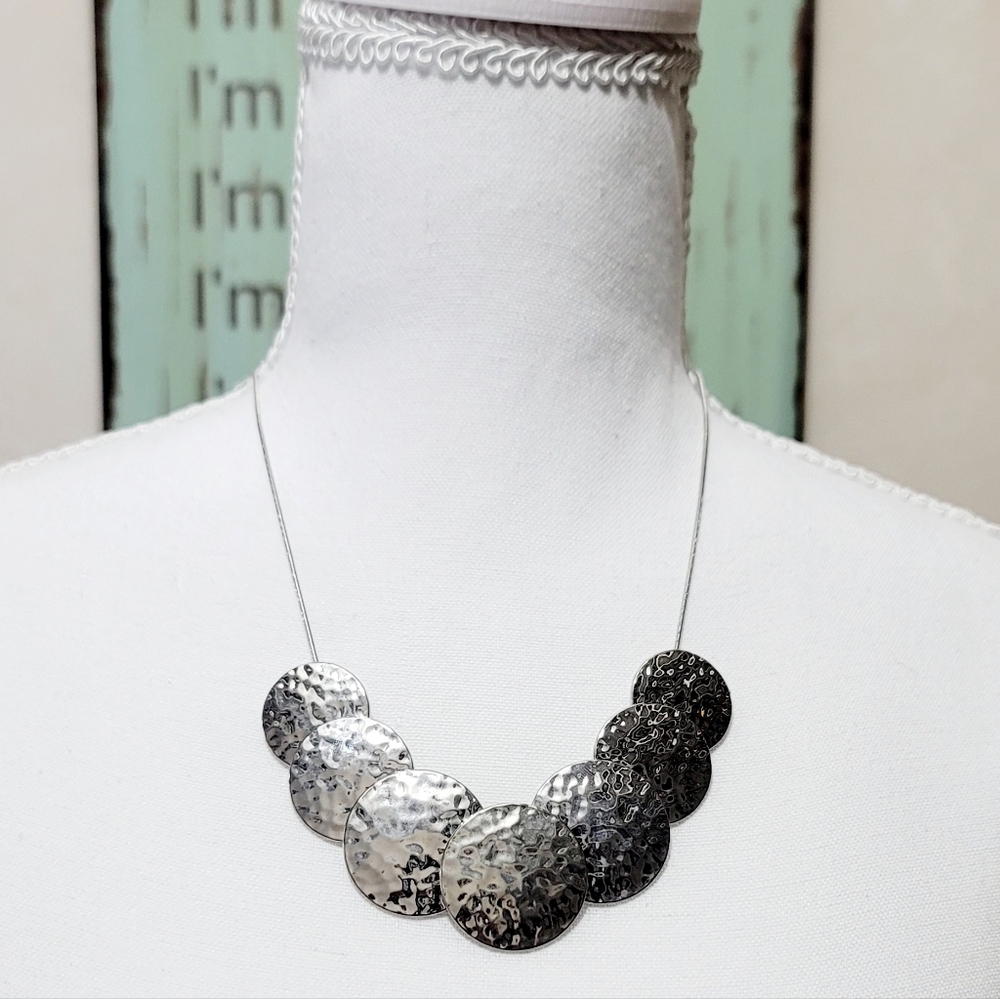 NEW Fashion Jewerly Silver Necklace & Earrings Set - Picture 1 of 4